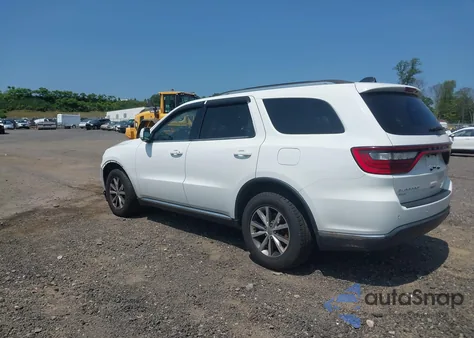 2016 Dodge Durango Limited from USA, damaged, VIN 1C4RDJDG8GC374860